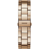 Guess G-Twist Rose Gold Dial Rose Gold Steel Strap Watch for Women - W1082L3 Authentic Buy Shop Now