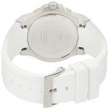 Guess Zena Analog White Dial White Rubber Strap Watch For Women - W1094L1 Authentic Buy Shop Now
