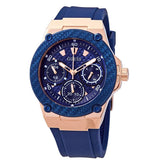 Guess Zena Blue Dial Blue Silicone Strap Watch For Women - W1094L2 Authentic Buy Shop Now