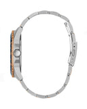 Guess Odyssey Blue Dial Two Tone Steel Strap Watch For Men - W1107G3 Authentic Buy Shop Now