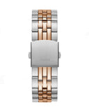 Guess Odyssey Blue Dial Two Tone Steel Strap Watch For Men - W1107G3 Authentic Buy Shop Now
