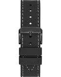 Guess Odyssey Quartz Black Dial Black Silicone Strap Watch For Men - W1108G3 Authentic Buy Shop Now