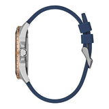 Guess Odyssey Multifunction Blue Dial Blue Rubber Strap Watch For Men - W1108G4 Authentic Buy Shop Now
