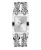 Guess Mod Heavy Metal Silver Dial Silver Steel Strap Watch For Women - W1117L1 Authentic Buy Shop Now