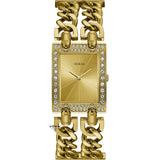 Guess MOD Heavy Metal Diamonds Gold Dial Gold Steel Strap Watch for Women - W0072L1 Authentic Buy Shop Now