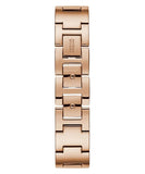 Guess Tri Glitz Quartz Diamonds Rose Gold Dial Rose Gold Mesh Bracelet Watch For Women - W1142L4 Authentic Buy Shop Now