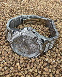 Guess Frontier Diamonds Silver Dial Silver Steel Strap Watch For Women - W1156L1 Authentic Buy Shop Now
