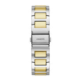 Guess Frontier Chronograph Crystals Gold Dial Two Tone Steel Strap Watch For Women - W1156L5 Authentic Buy Shop Now