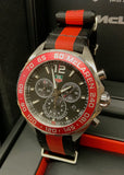 Tag Heuer Formula 1 McLaren Limited Edition Chronograph Black Dial Two Tone NATO Strap Watch for Men - CAZ1112.FC8188 Authentic Buy Shop Now