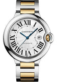 Cartier Ballon Bleu de Cartier Silver Dial Two Tone Steel Strap Watch for Women - W2BB0030 Authentic Buy Shop Now