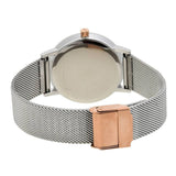 Armani Exchange Lola Analog White Dial Silver Mesh Strap Watch For Women - AX5537 Authentic Buy Shop Now