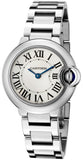 Cartier Ballon Bleu De Cartier White Dial Silver Steel Strap Watch for Women - W69010Z4 Authentic Buy Shop Now
