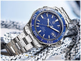 Tag Heuer Aquaracer Calibre 5 Automatic Blue Dial Silver Steel Strap Watch for Men - WAK2111.BA0830 Authentic Buy Shop Now