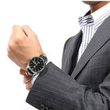 Tag Heuer Carrera Automatic Black Dial Black Leather Strap Watch for Men - WAR201A.FC6266 Authentic Buy Shop Now