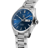 Tag Heuer Carrera Automatic Blue Dial Silver Steel Strap Watch for Men - WAR201E.BA0723 Authentic Buy Shop Now