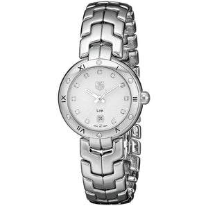 Tag Heuer Link Diamonds Silver Dial Silver Steel Strap Watch for Women - WAT1413.BA0954 Authentic Buy Shop Now