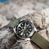 Tag Heuer Aquaracer Black Dial Khakhi Green NATO Strap Watch for Men - WAY101E.FC8222 Authentic Buy Shop Now