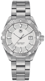 Tag Heuer Aquaracer Quartz White Dial Silver Steel Strap Watch for Men - WAY1111.BA0928 Authentic Buy Shop Now