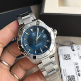 Tag Heuer Aquaracer Quartz Blue Dial Silver Steel Strap Watch for Men - WAY1112.BA0928 Authentic Buy Shop Now