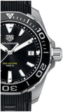 Tag Heuer Aquaracer Black Dial Black Rubber Strap Watch for Men - WAY111A.FT6151 Authentic Buy Shop Now