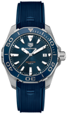 Tag Heuer Aquaracer Blue Dial Blue Rubber Strap Watch for Men - WAY111C.FT6155 Authentic Buy Shop Now