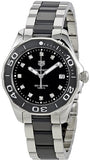 Tag Heuer Aquaracer Quartz Black Dial Two Tone Steel Strap Watch for Women - WAY131C.BA0913 Authentic Buy Shop Now