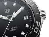 Tag Heuer Aquaracer Quartz Black Dial Two Tone Steel Strap Watch for Women - WAY131C.BA0913 Authentic Buy Shop Now