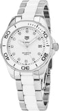 Tag Heuer Aquaracer Diamonds White Dial Two Tone Steel Strap Watch for Women - WAY131D.BA0914 Authentic Buy Shop Now