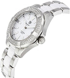 Tag Heuer Aquaracer Diamonds White Dial Two Tone Steel Strap Watch for Women - WAY131F.BA0914 Authentic Buy Shop Now