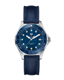 Tag Heuer Aquaracer Quartz Mother of Pearl Blue Dial Blue NATO Strap Watch for Women - WAY131L.FT6091 Authentic Buy Shop Now