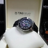 Tag Heuer Aquaracer Quartz Mother of Pearl Black Dial Black NATO Strap Watch for Women - WAY131M.FT6092 Authentic Buy Shop Now