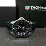 Tag Heuer Aquaracer Quartz Mother of Pearl Black Dial Black NATO Strap Watch for Women - WAY131M.FT6092 Authentic Buy Shop Now