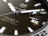 Tag Heuer Aquaracer Calibre 5 Automatic Sunray Brown Dial Silver Steel Strap Watch for Men - WAY2018.BA0927 Authentic Buy Shop Now