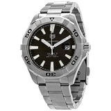Tag Heuer Aquaracer Calibre 5 Automatic Sunray Brown Dial Silver Steel Strap Watch for Men - WAY2018.BA0927 Authentic Buy Shop Now
