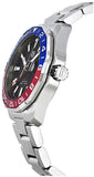 Tag Heuer Aquaracer GMT Caliber 7 Pepsi Black Dial Silver Steel Strap Watch for Men - WAY201F.BA0927 Authentic Buy Shop Now