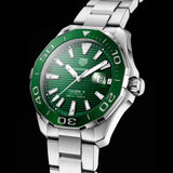 Tag Heuer Aquaracer Green Dial Watch for Men - WAY201S.BA0927 Authentic Buy Shop Now