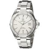 Tag Heuer Aquaracer Automatic White Dial Silver Steel Strap Watch for Men - WAY2111.BA0928 Authentic Buy Shop Now