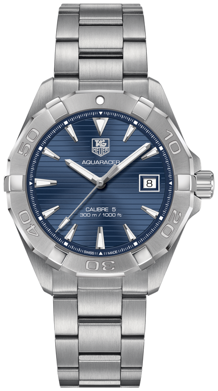 Tag Heuer Aquaracer Blue Dial Watch for Men - WAY2112.BA0928