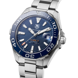 Tag Heuer Aquaracer Calibre 5 Blue Dial Silver Steel Strap Watch for Men - WAY211C.BA0928 Authentic Buy Shop Now