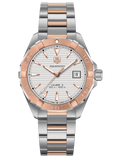 Tag Heuer Aquaracer Quartz White Dial Silver Strap Watch for Men - WAY1150.BD0911 Authentic Buy Shop Now