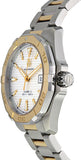 Tag Heuer Aquaracer Calibre 5 Automatic White Dial Two Tone Steel Strap Watch for Men - WAY2151.BD0912 Authentic Buy Shop Now