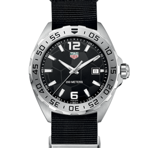 Tag Heuer Formula 1 Quartz Black Dial Black NATO Strap Watch for Men - WAZ1015.FC8198 Authentic Buy Shop Now