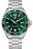 Tag Heuer Formula 1 Limited Edition Green Dial Silver Steel Strap Watch for Men - WAZ1017.BA0842 Authentic Buy Shop Now