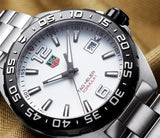 Tag Heuer Formula 1 White Dial Silver Steel Strap Watch for Men - WAZ1111.BA0875 Authentic Buy Shop Now