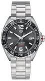Tag Heuer Formula 1 Calibre 5 Chronograph Anthracite Dial Silver Steel Strap Watch for Men - WAZ2011.BA0842 Authentic Buy Shop Now