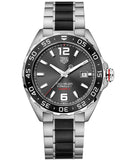 Tag Heuer Formula 1 Calibre 5 Anthracite Dial Two Tone Steel Strap Watch for Men - WAZ2011.BA0843 Authentic Buy Shop Now