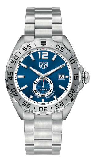 Tag Heuer Formula 1 Calibre 6 Automatic Blue Dial Silver Steel Strap Watch for Men - WAZ2014.BA0842 Authentic Buy Shop Now