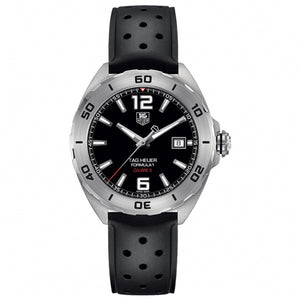 Tag Heuer Formula 1 Automatic Black Dial Black Rubber Strap Watch for Men - WAZ2113.FT8023 Authentic Buy Shop Now