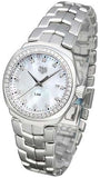 Tag Heuer Link Quartz Diamonds Mother of Pearl Dial Silver Steel Strap Watch for Women - WBC1316.BA0600 Authentic Buy Shop Now