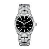 Tag Heuer Link Quartz Black Dial Silver Steel Strap Watch for Women - WBC2110.BA0603 Authentic Buy Shop Now